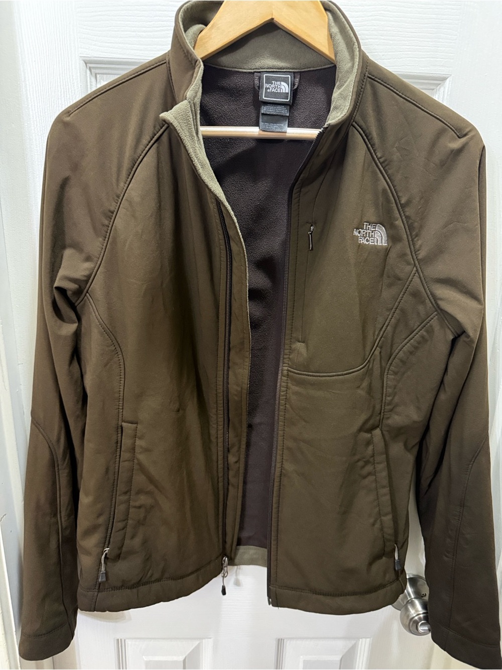 The North Face Brown Lightweight Softshell Apex Jacket